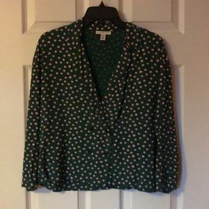 Polka dot Topshop blouse